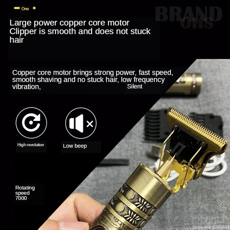 T9 Hair Trimmer for Men, (Metal Body Design)